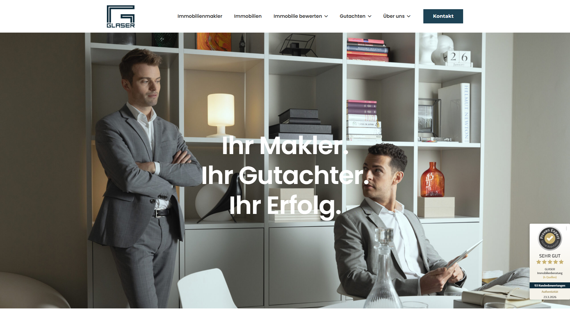 GLASER Immobilienberatung Immobiliengutachter München