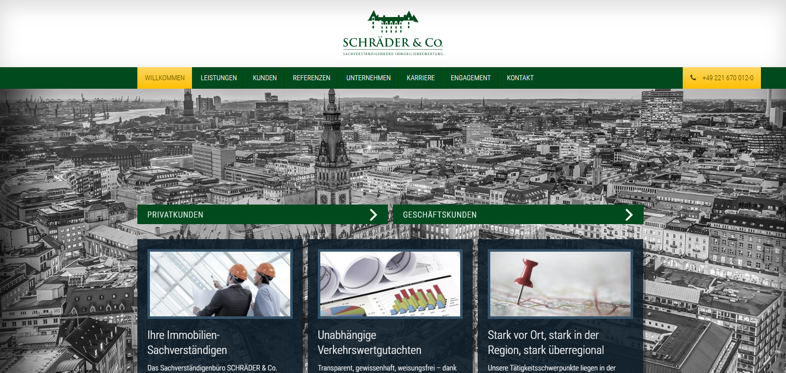 SCHRÄDER und Co Immobiliengutachter Köln