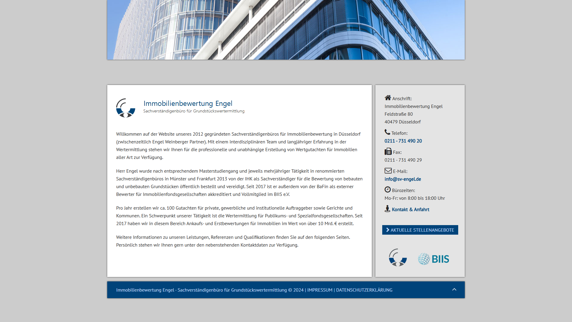 Immobilienbewertung Engel Düsseldorf